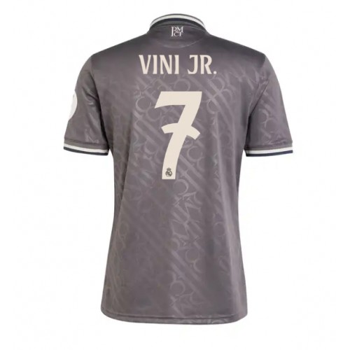 Dres Real Madrid Vinicius Junior #7 Rezervni 2024-25 Kratak Rukav